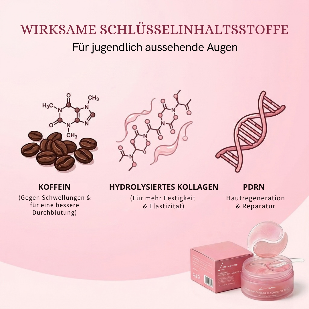 Koffein-Kollagen-Augenpads